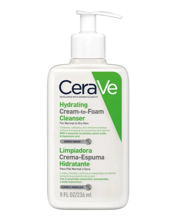 LIMPIADOR CREMA-ESPUMA HIDRATANTE 236ML